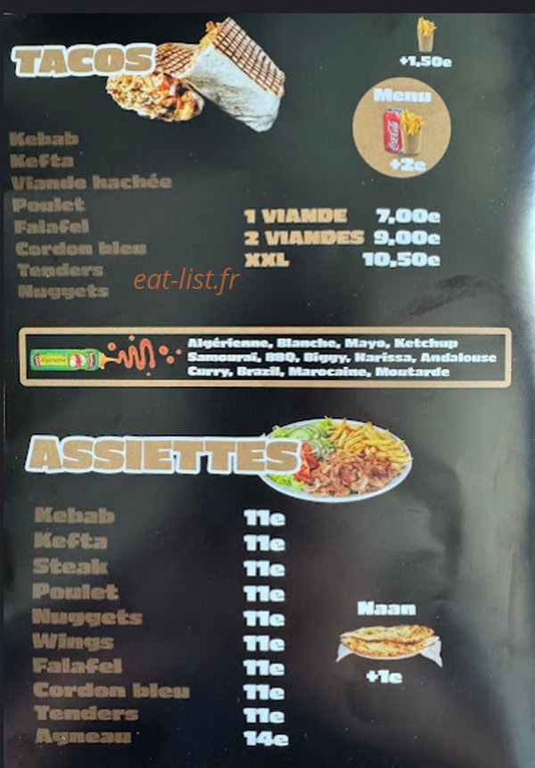 Elite Kebab — carte page 2