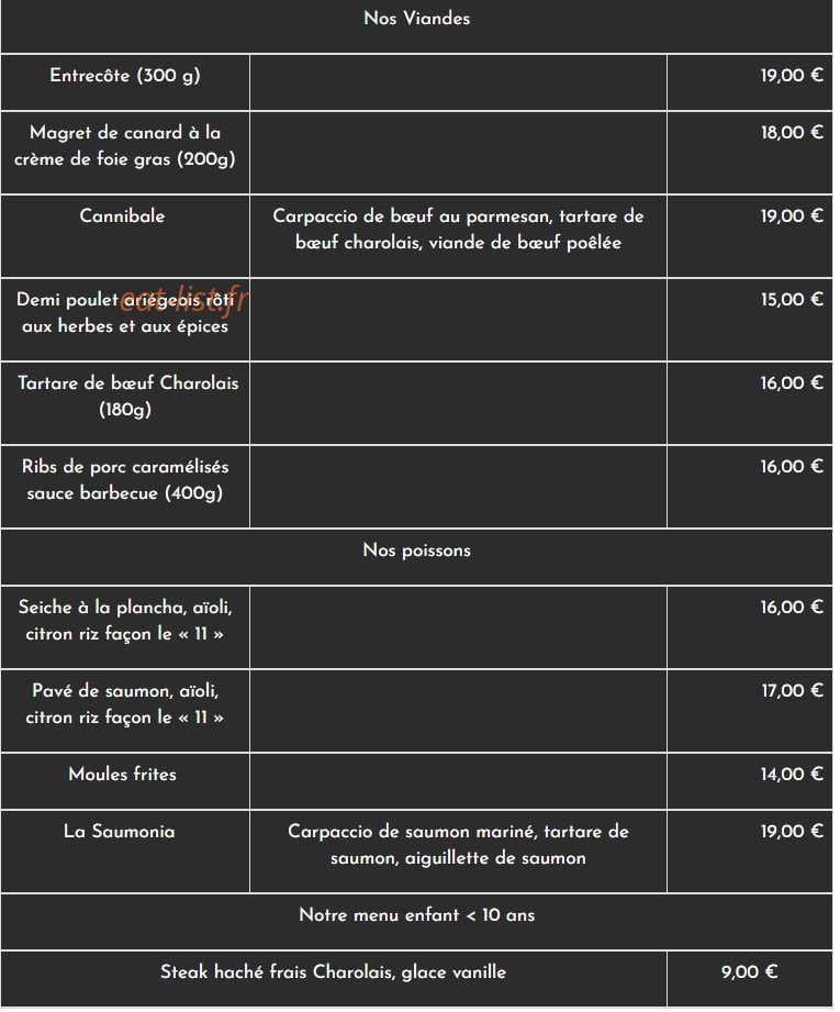 Le 11 — carte page 4
