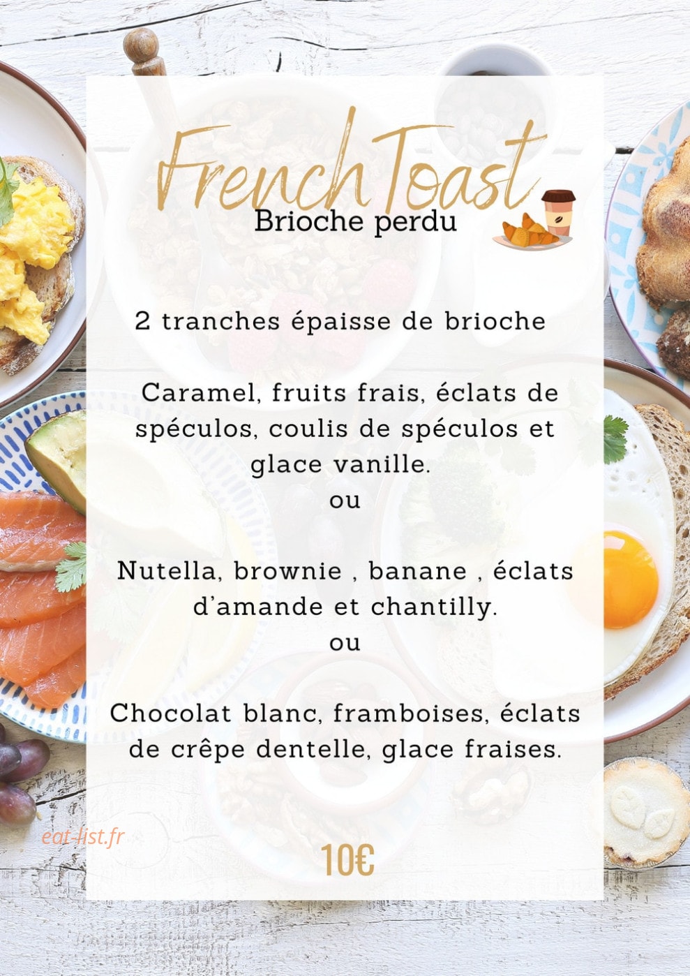 Aubrunch 32 — carte page 2