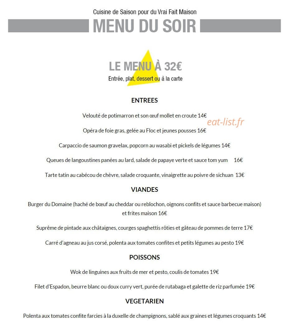 Domaine de Baulieu — carte page 1