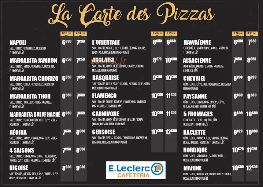 E.Leclerc — carte page 1