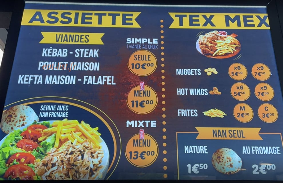 Istanbul Kebab — carte page 3