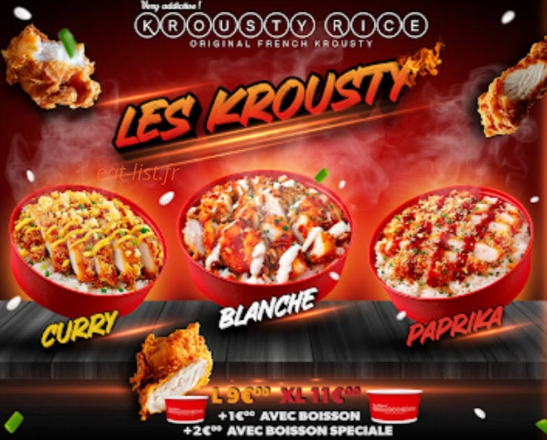 Krousty Rice — carte page 2