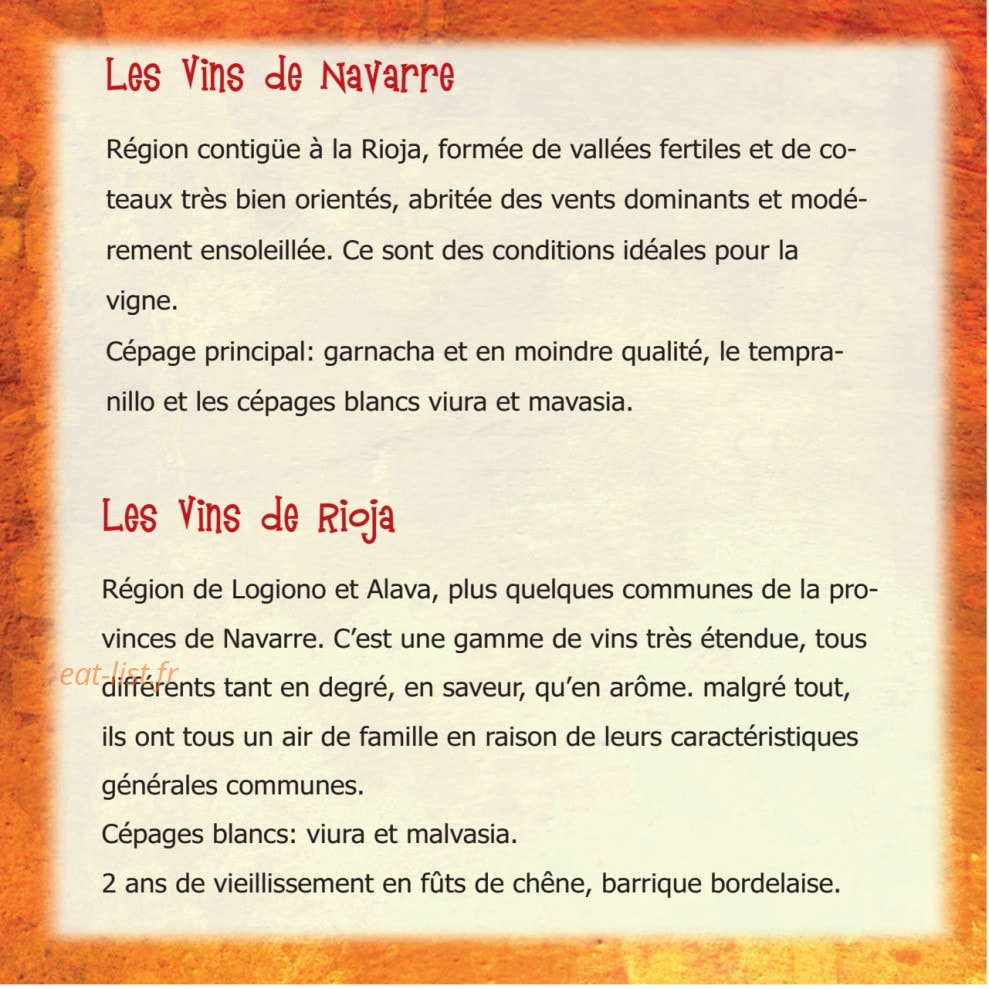 La Bodéga — carte page 7