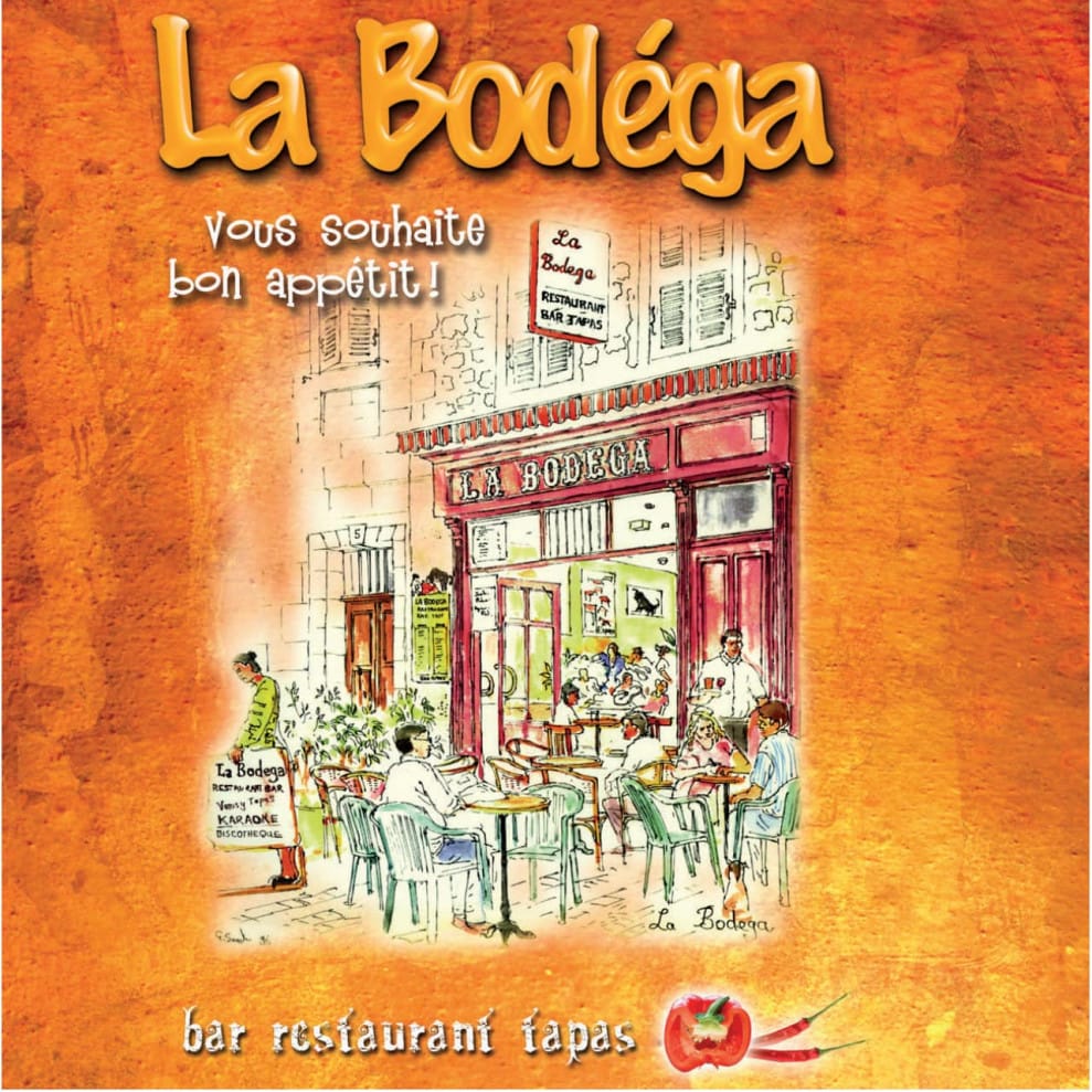 La Bodéga — carte page 1