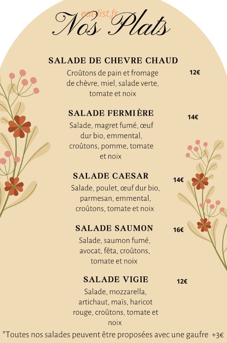 La Noisette — carte page 1