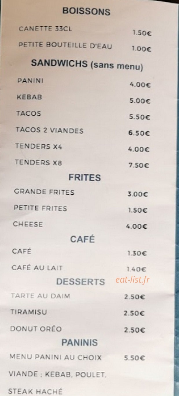 Le Délice — carte page 3