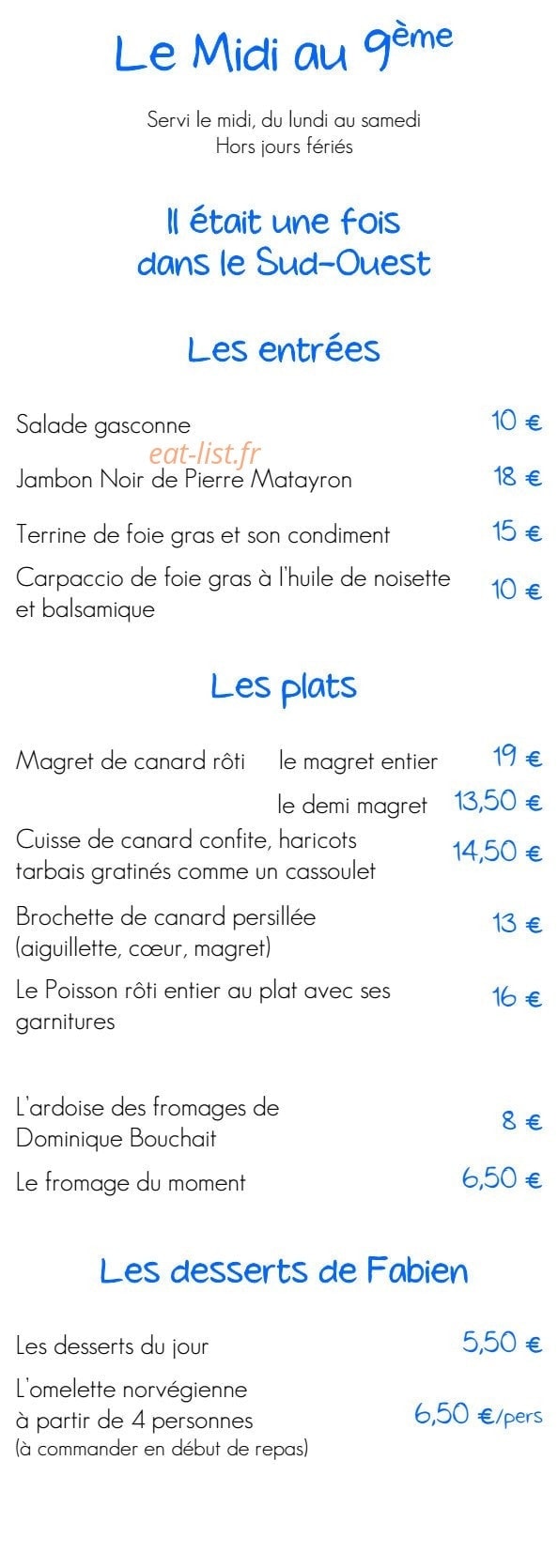 Le neuvième — carte page 4