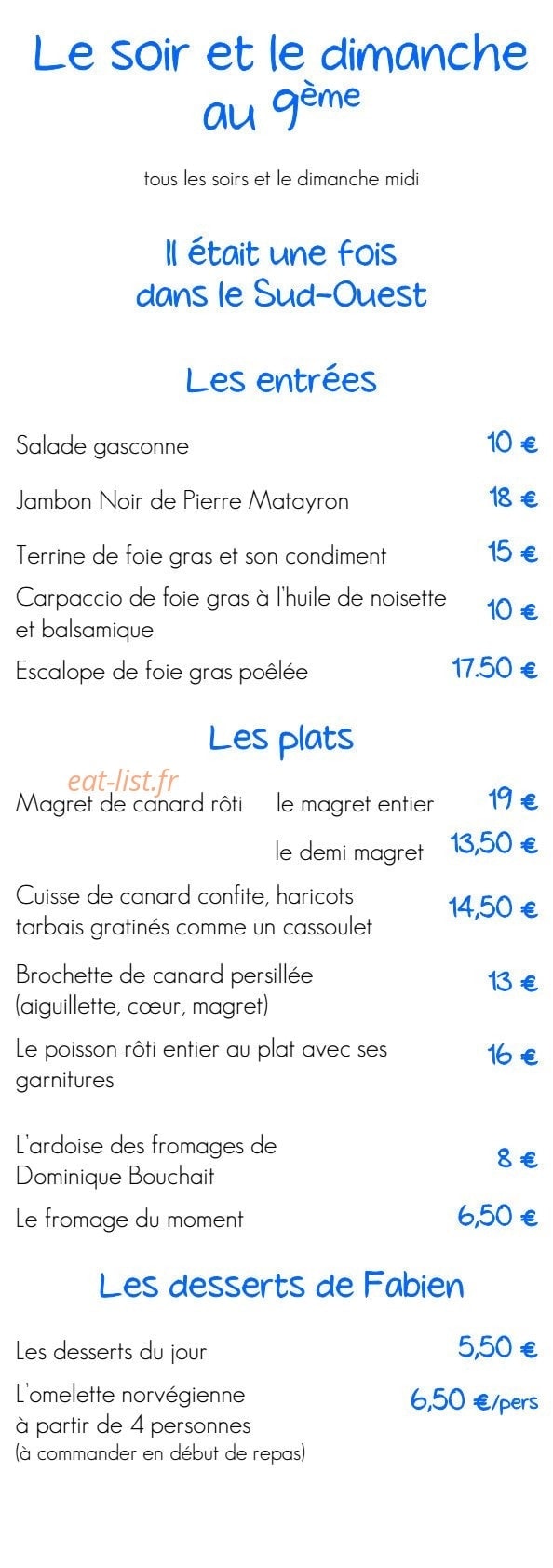 Le neuvième — carte page 7