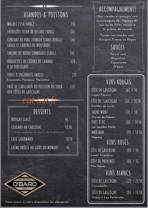 O'Baro — carte page 2