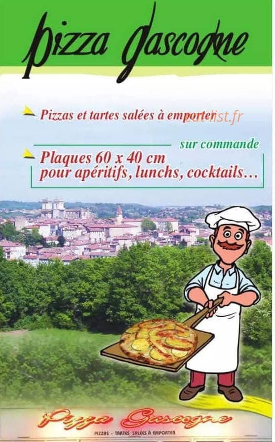 Pizza gascogne — carte page 1
