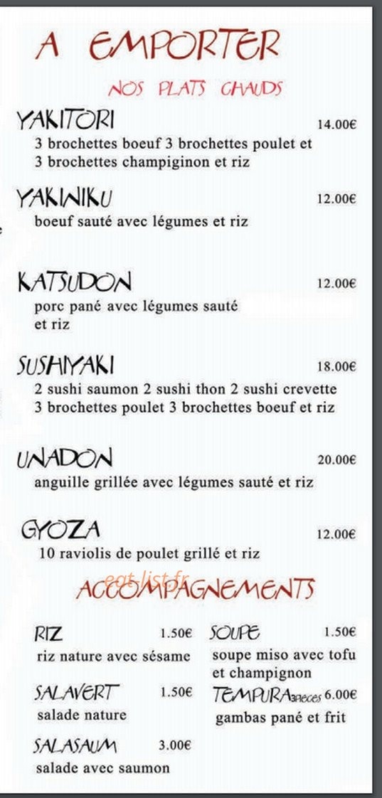 Sushi Dynastie — carte page 4