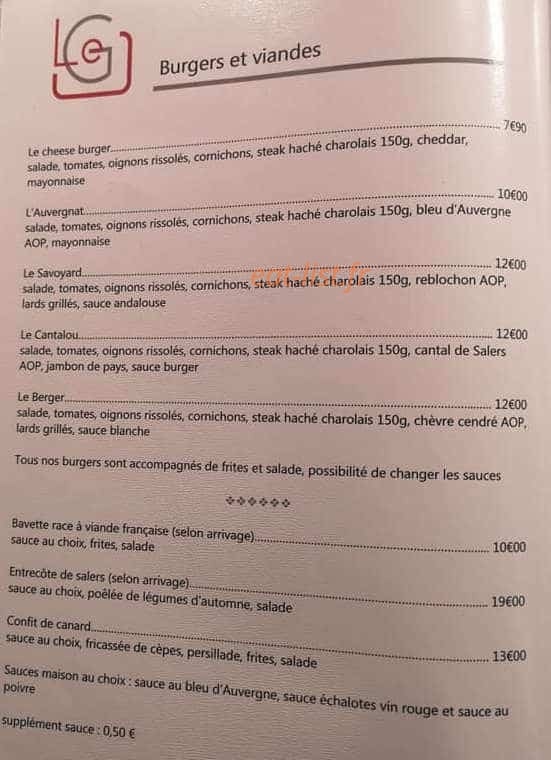 Le gambetta — carte page 2
