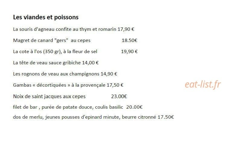 Le Sarment — carte page 2