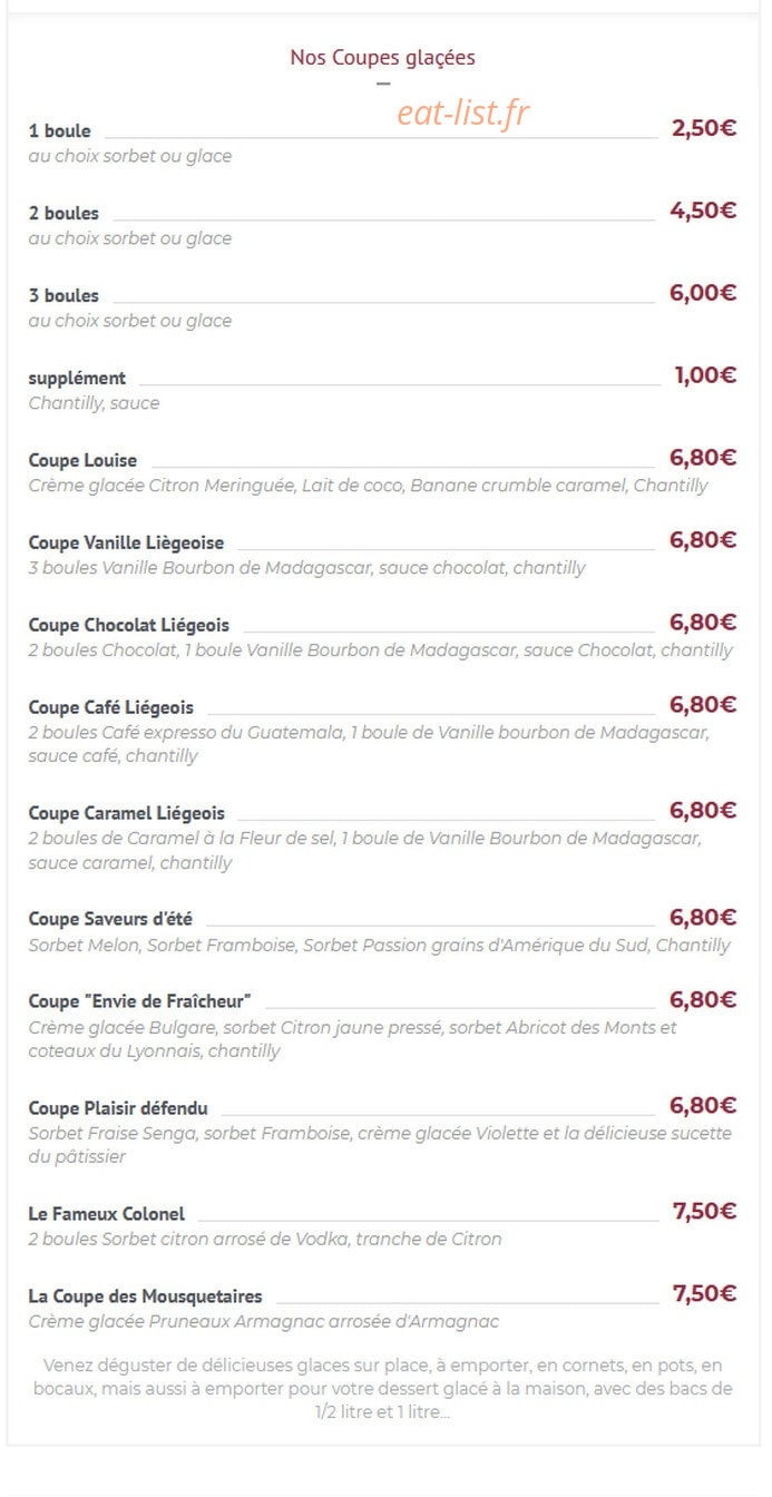 Restaurant Da Fulvio — carte page 9