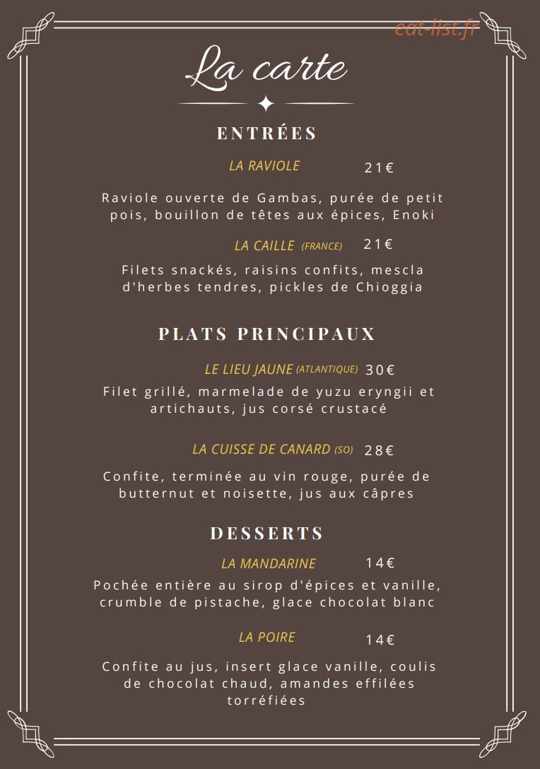 Tàula — carte page 1