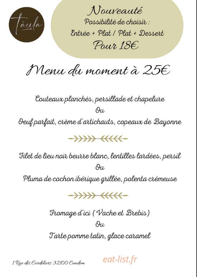 Tàula — carte page 6