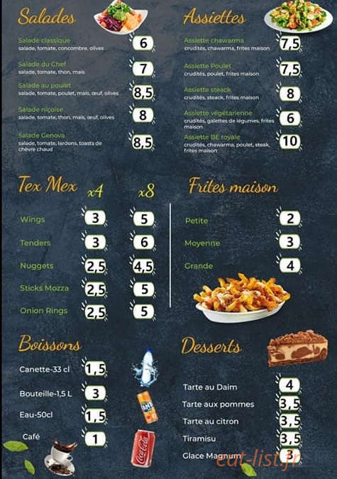 Be.tacos — carte page 4