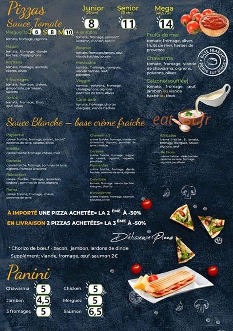 Be.tacos — carte page 1