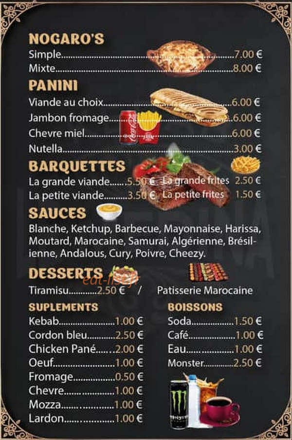 Le Médina Kebab — carte page 4