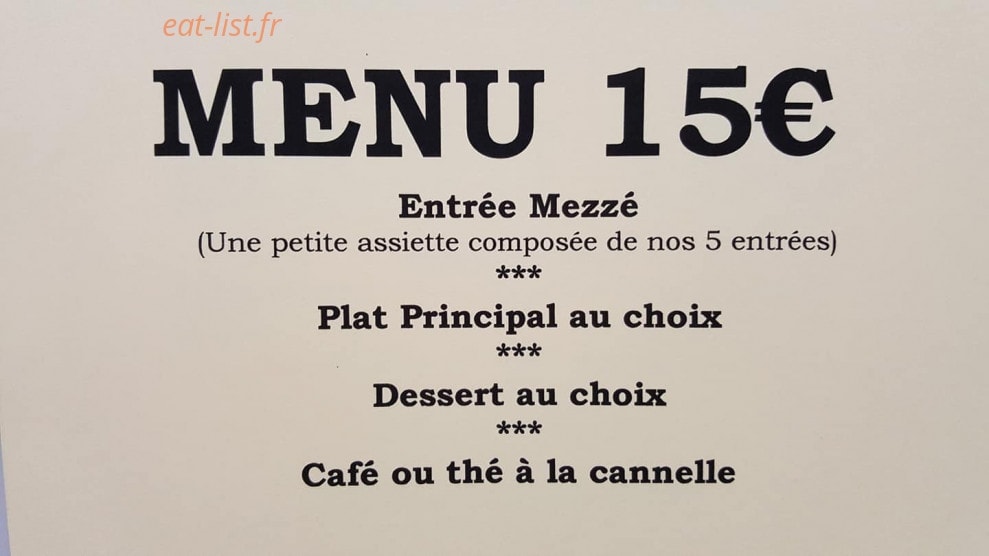 Chez Fady — carte page 5