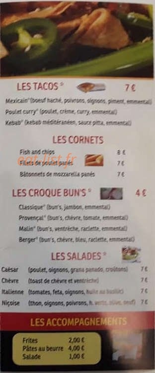 Ô Sucré Salé — carte page 4
