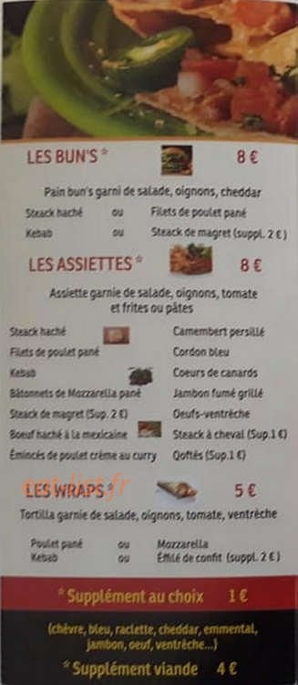 Ô Sucré Salé — carte page 2