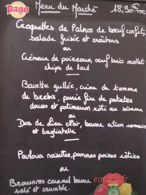 La cazal'aise — carte page 1