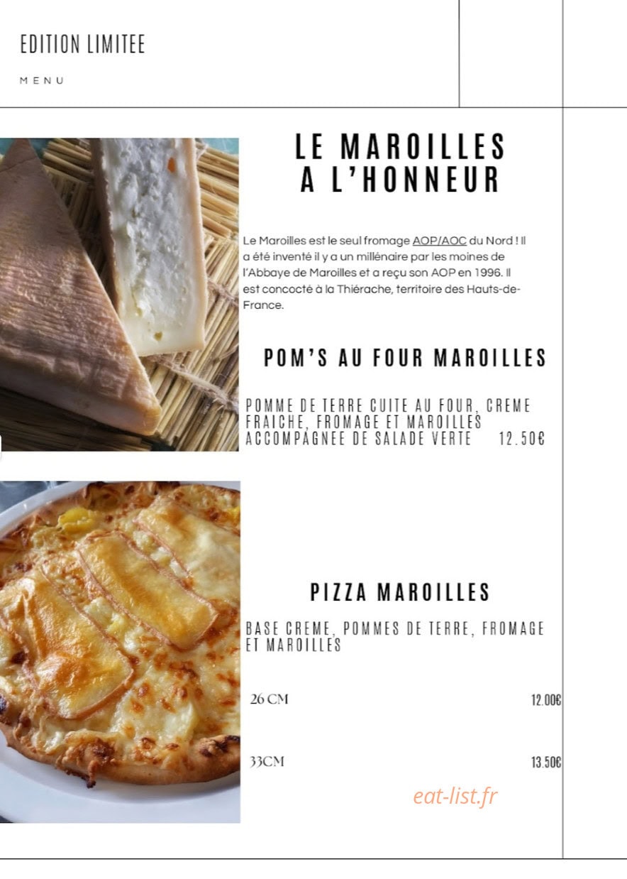 Au Petit Creux — carte page 4