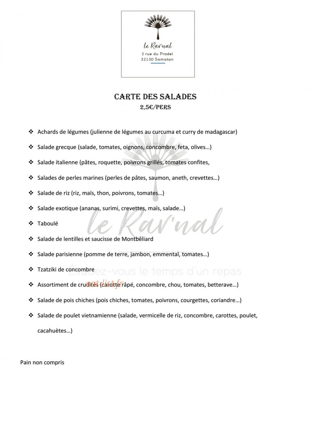 Le Rav'nal — carte page 3
