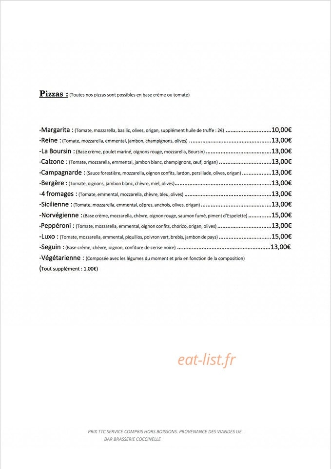 Coccinelle — carte page 4