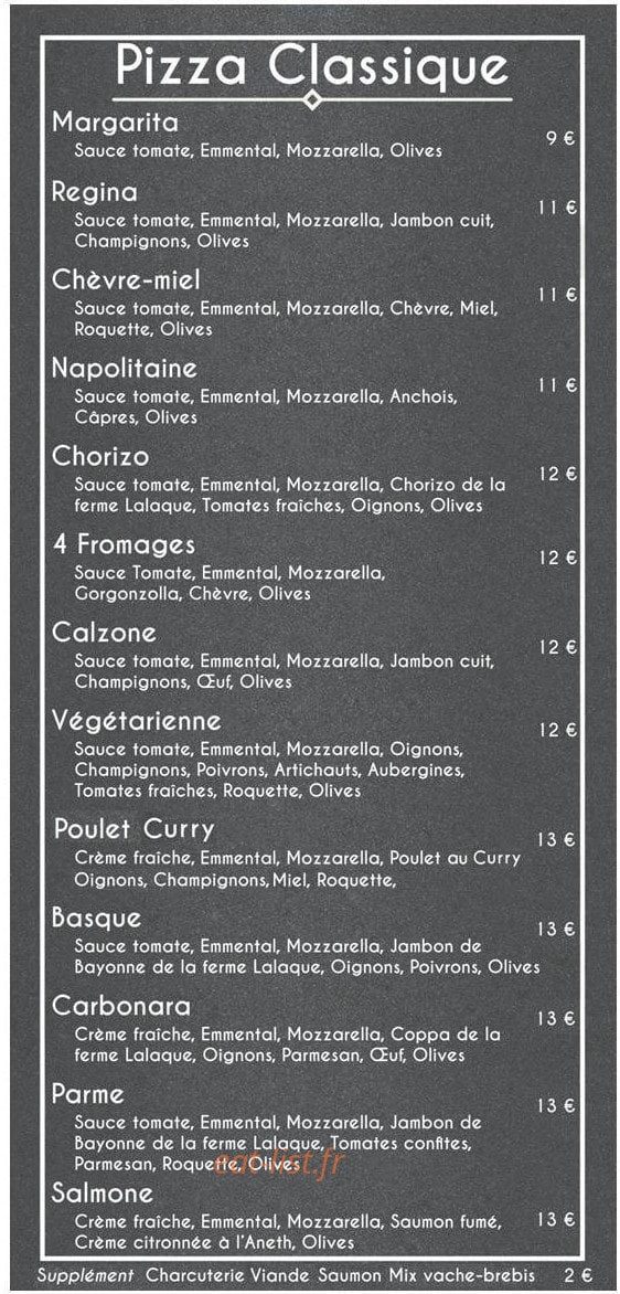 La Parenthèse — carte page 1