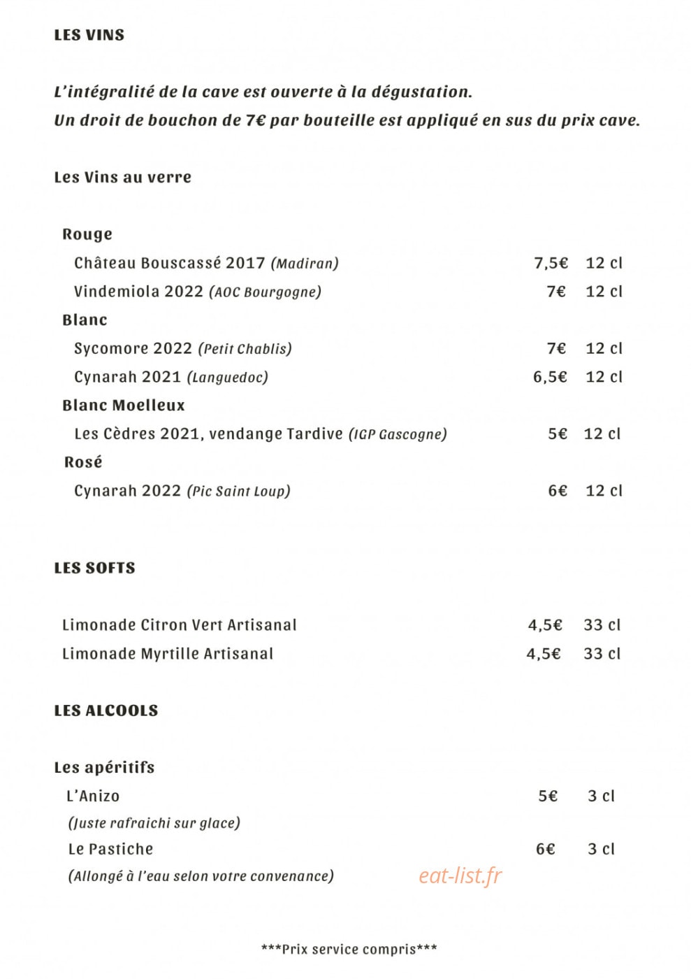 Tannat la cave — carte page 4