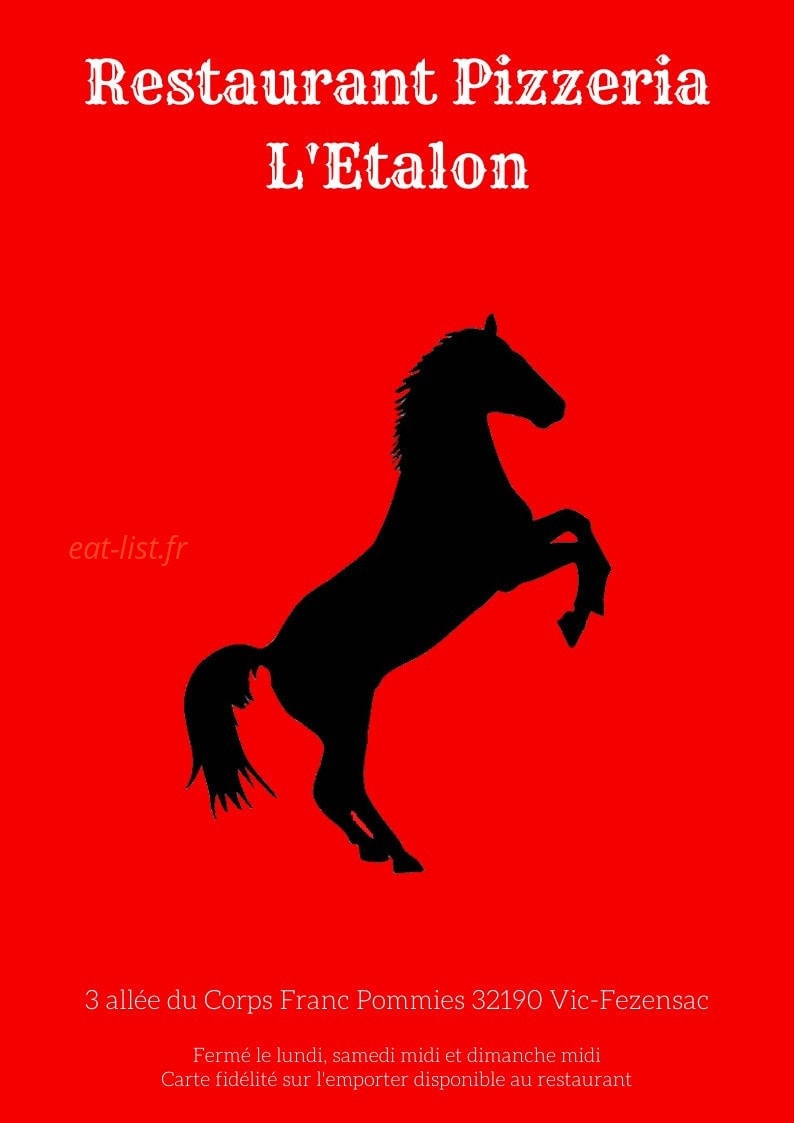 L'étalon — carte page 1