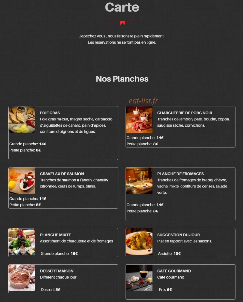 Le xx — carte page 1