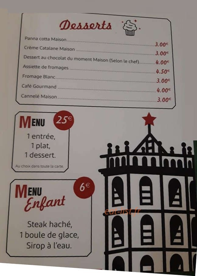 Brasserie de la Halle — carte page 5