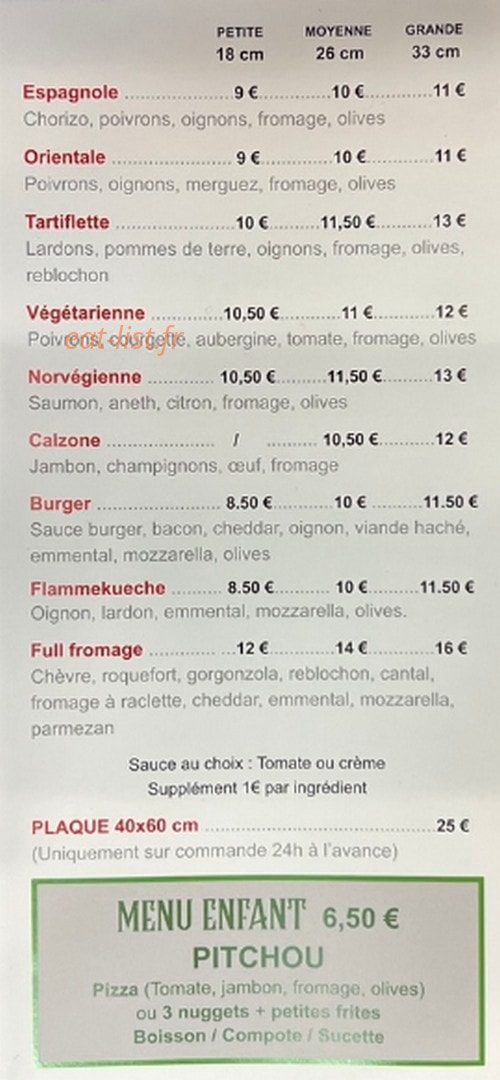 gurhospizza — carte page 2