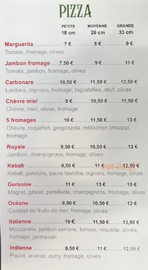 gurhospizza — carte page 1