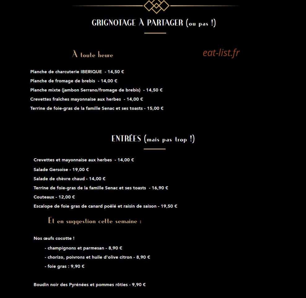 Café de l’hôtel de ville — carte page 1