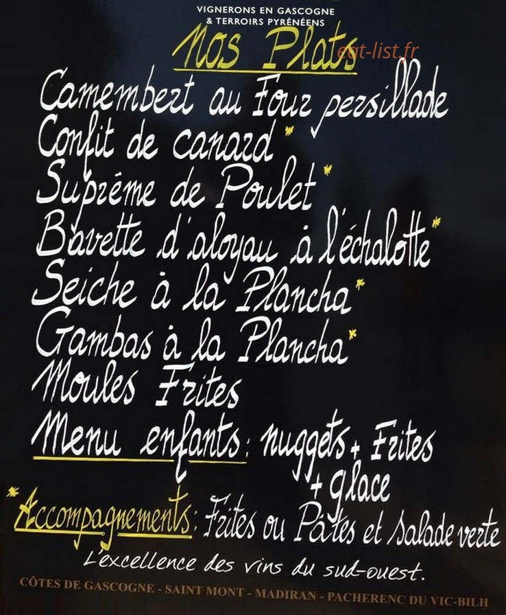 La Cabane a Pizzas — carte page 2