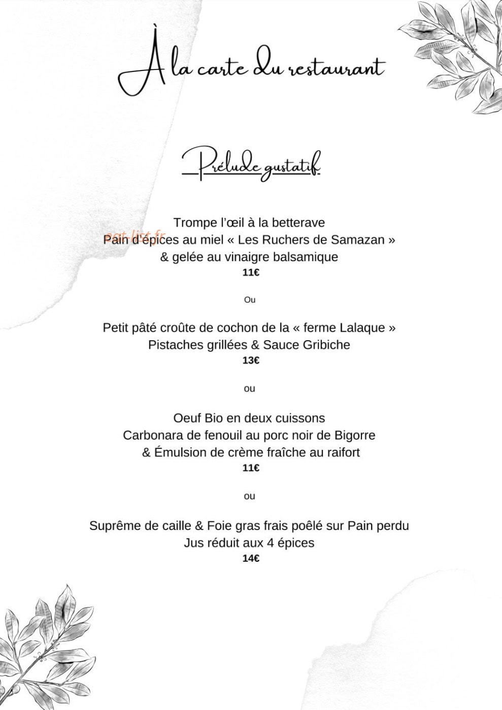 Ô Fantôme — carte page 1