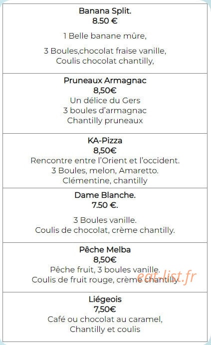 Ka-Pizza — carte page 9