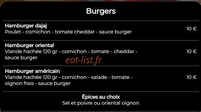 Ka-Pizza — carte page 2