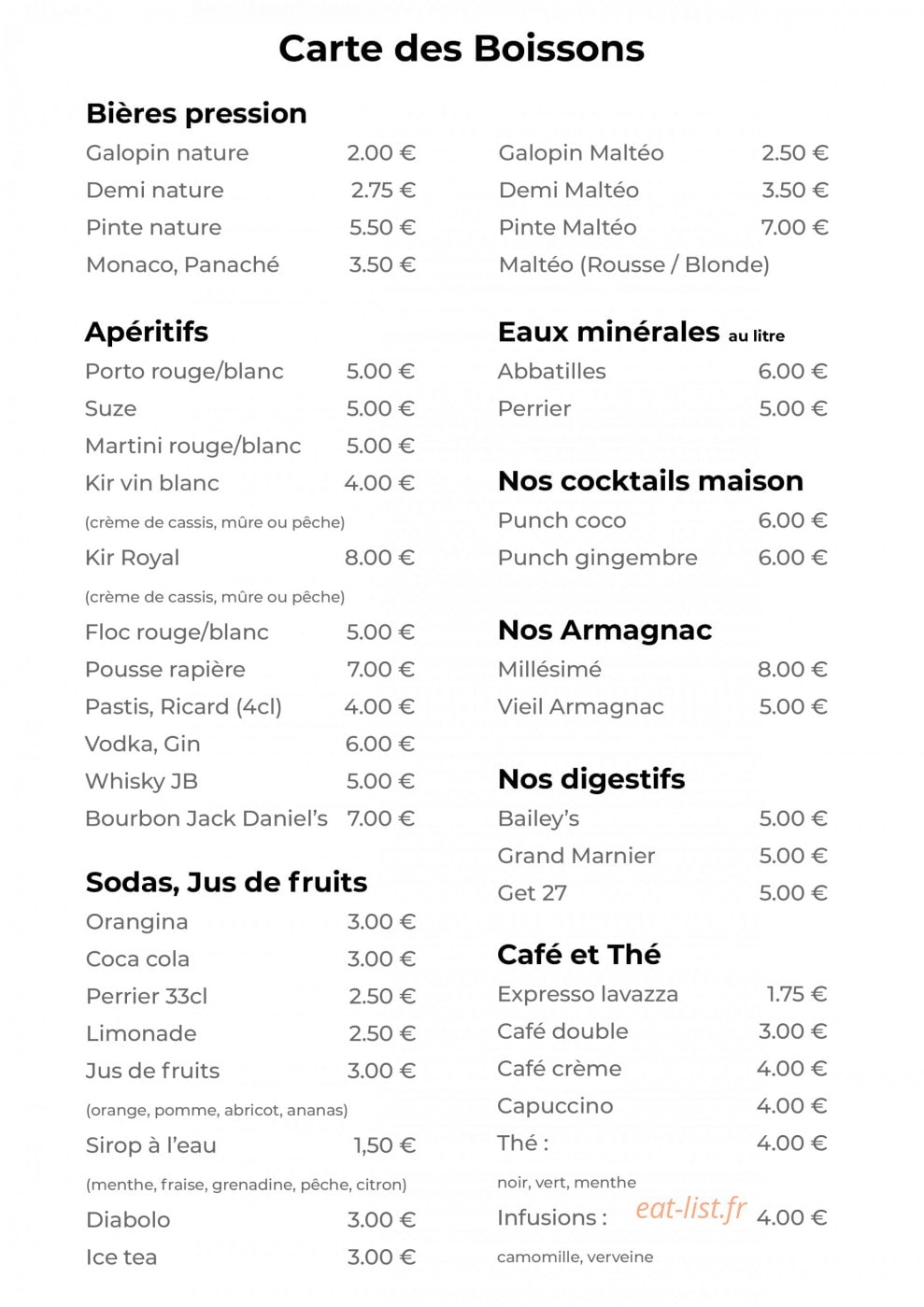 L'Escale — carte page 4