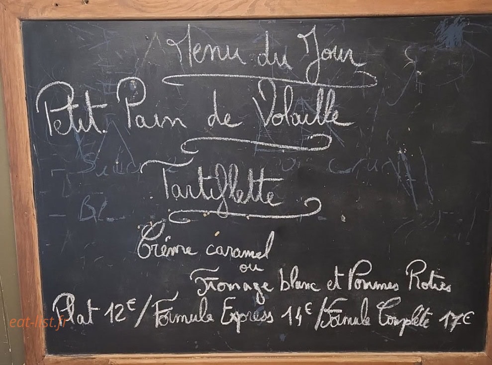 La Taverne d'Astarac — carte page 1