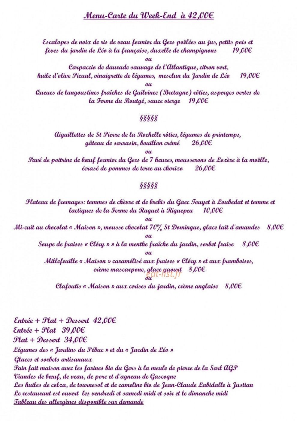 La Sabatere — carte page 1
