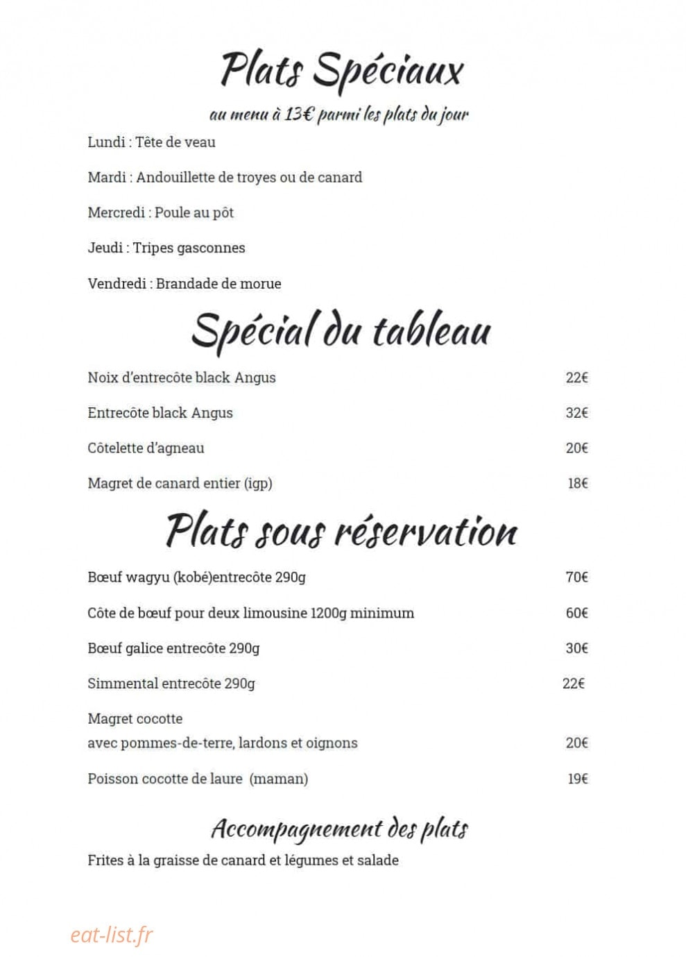 Le tic tic gascon — carte page 1