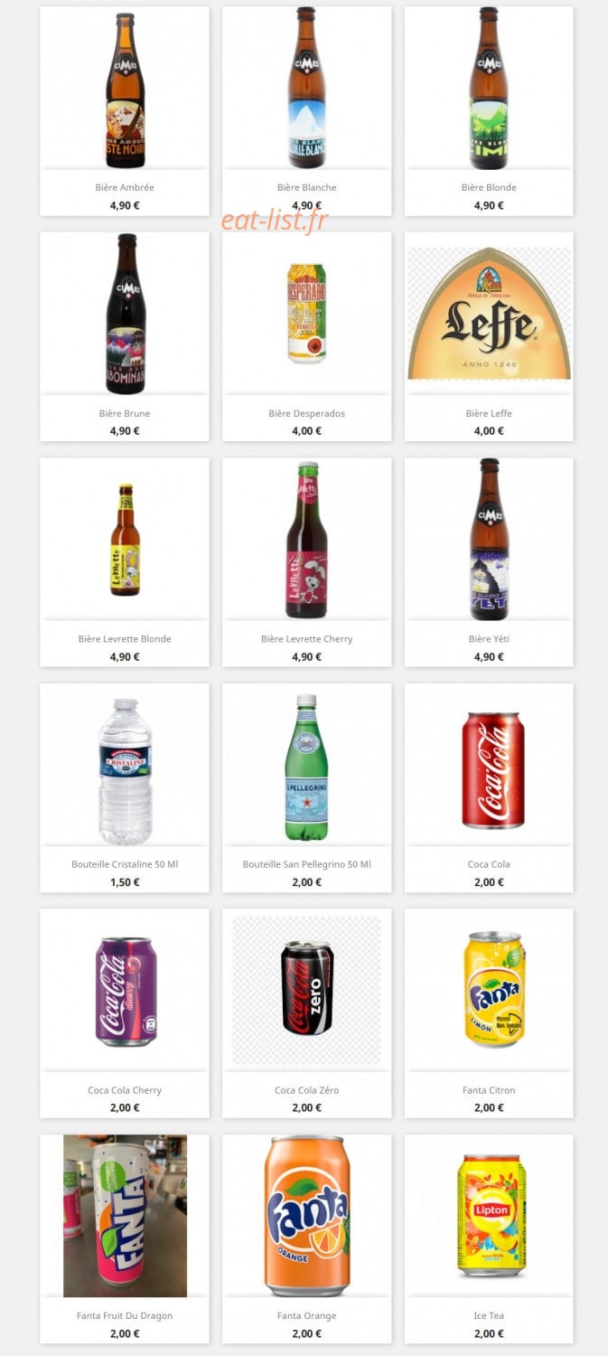Urban food 32 — carte page 11