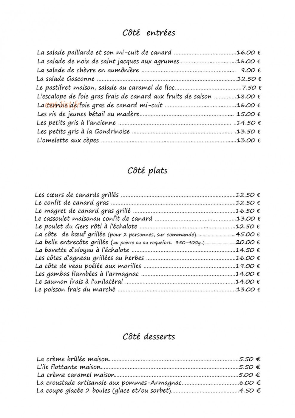 Le Pardaillan — carte page 1