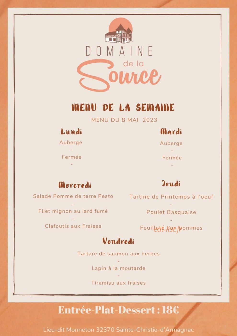 Domaine de la Source — carte page 1